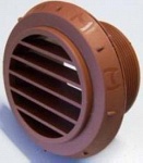 Дефлектор Ø60мм 90° коричневый