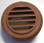 Дефлектор Ø60мм 45° коричневый