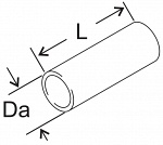 Патрубок соединительный выхлопной Ø38мм (металл) L=50